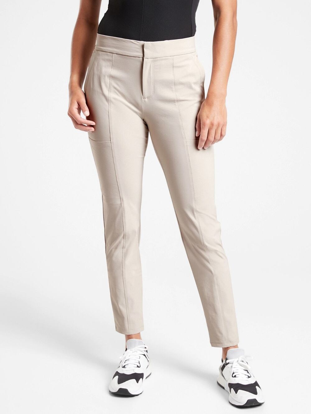 EUC Athleta Wander Stash Skinny Pant, Abalone Grey SIZE 12 #353676 A0824H